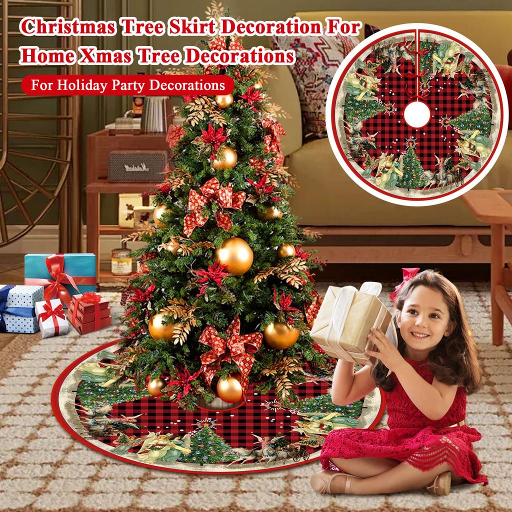 Christmas Tree Skirt Christmas Tree Bottom Decoration Tree Skirt Decoration