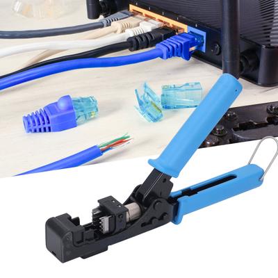 RJ45 Crimpwerkzeug 90° gewinkeltes Schnellanschlusswerkzeug Keystone RJ45 Crimpwerkzeug für Everest Media RJ45 CAT6 5e CAT6A Keystone Buchsen