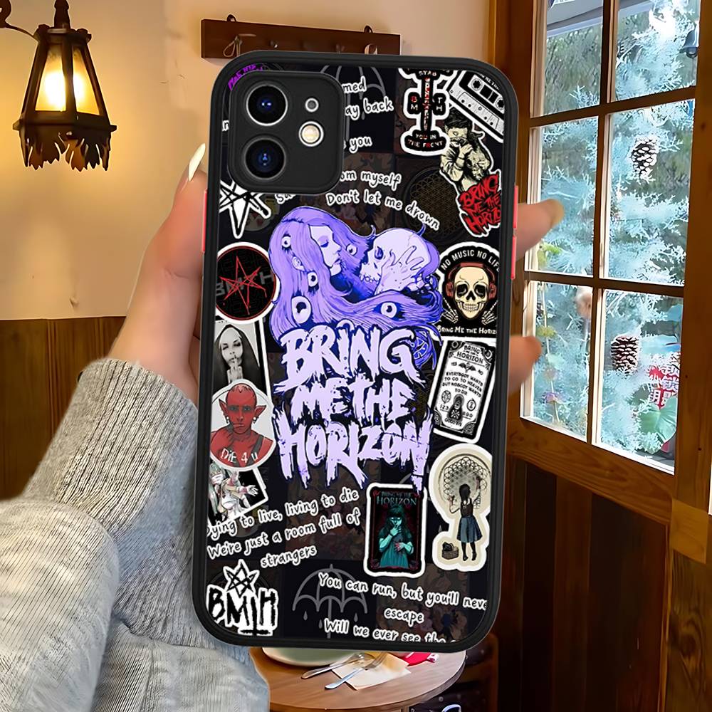 Rock Band B-Bring M-Me The H-Horizon Phone Case For IPhone 16 15 14 13 12 11 Pro Max 7 8 6 6s Plus Matte Cover