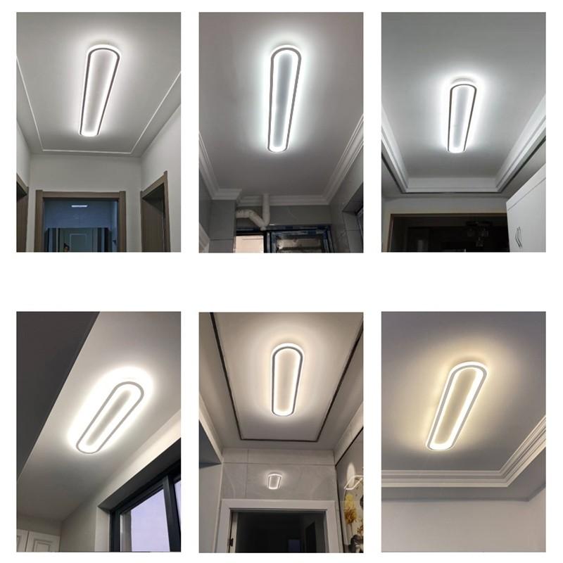 Household Minimalist LED Ceiling Light Remote Control 3 Lighting Modes Corridor Ultra-thin Lighting Lamp
