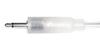 Heinakroon LED CV Patch Cable Eurorack Modular Test 5 Pack Clear Leads, (23.6 Inch),