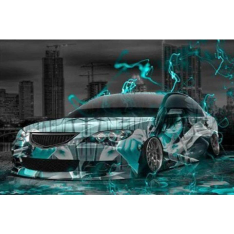 5D DIY Diamond Painting Car Rhinestone Art Painting Full Round Diamond Embroidery Mosaic Pictures Home Decoration Gifts