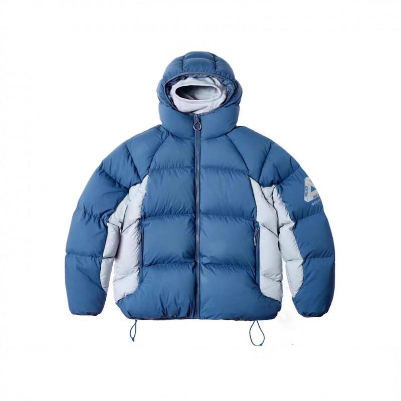 Men Women Casual Sport Waterproof Hooded Puffer Coat Fall Winter Warm Outerwear Solid Color Loose Fit