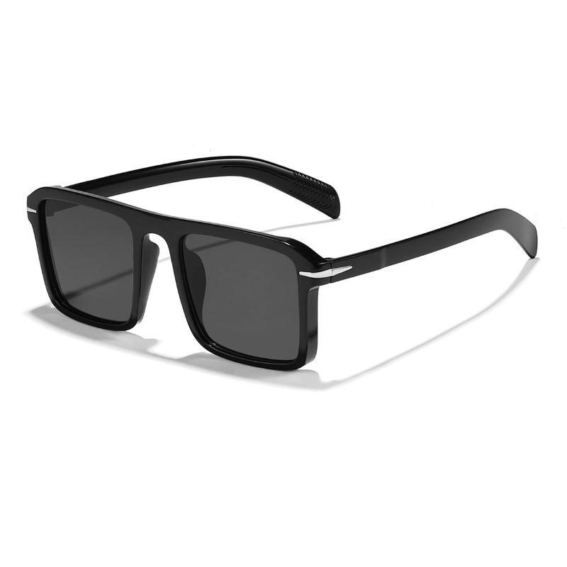Vintage Oversized Sunglasses Fashion Men Women Square Shades Trendy Ins Popular Brand Design Eyewear Uv400 Sun Glasses