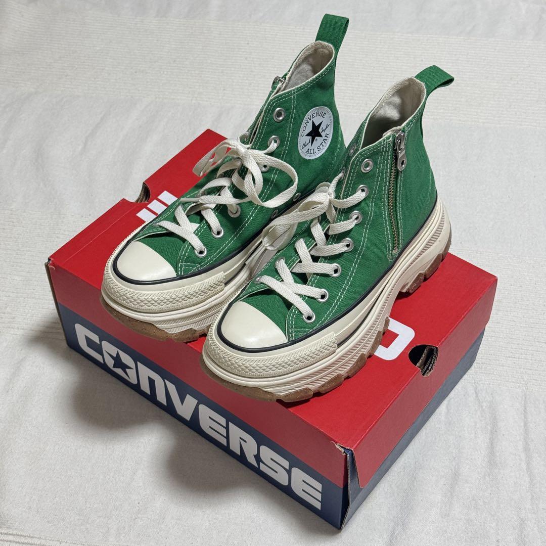 

[Б/У] ЗЕЛЕНЫЕ КЕДЫ CONVERSE С ВЫСОКИМ ВЕРХОМ