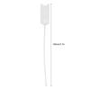 100Pcs 195mm Disposable Cable   Anti Theft Self Locking Tie for Clothes Suitcase Shoes Bag Label  (White )