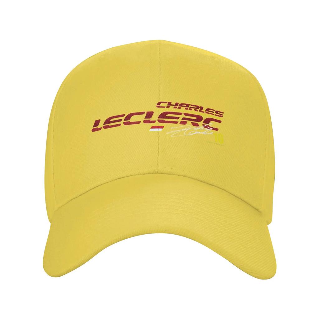 Custom Cool Charles Leclerc 16 Baseball Cap WomenUnisex Adjustable Adult Sport Racing Car Dad Hat Spring