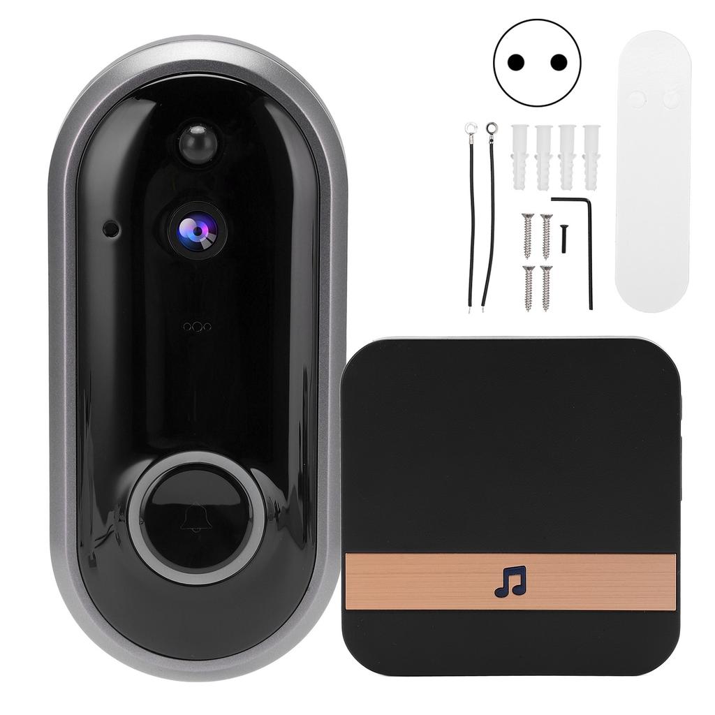 1080P Wifi Video Doorbell 2 Way Audio Infrared Night Vision Motion Detection Door Phone for Home