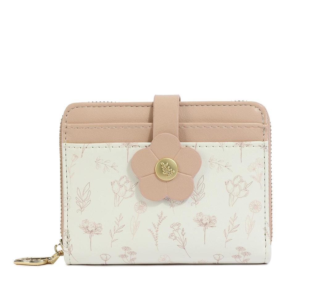 2025 Cute Print Student Coin Purse & Card Holder - Stylish Short Wallet for Women