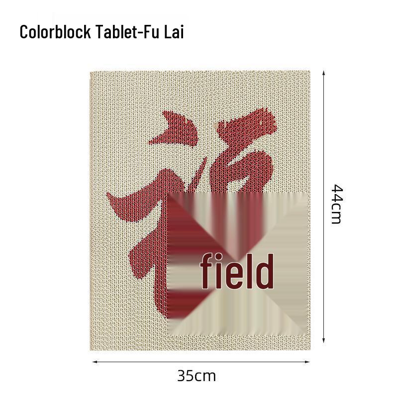 Wandmontierter selbstklebender Katzenkratzer: Vertikale Wellpappe zum Krallenschärfen, Kratzfest, Verschleißfest