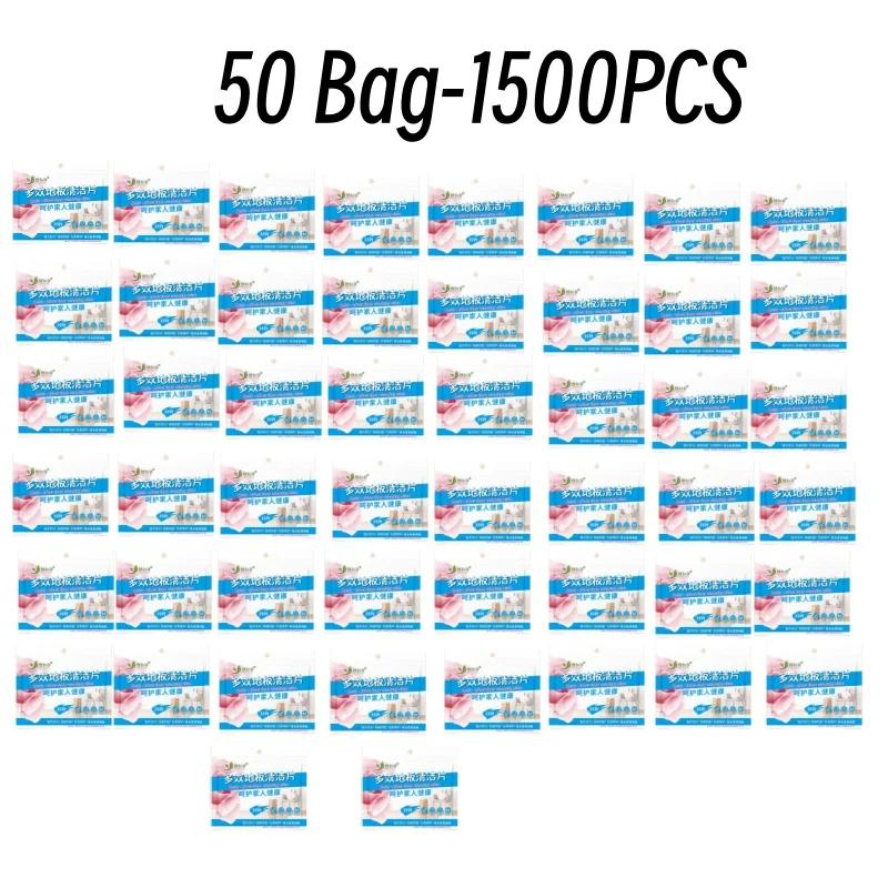 30PCS/Bag Floor Cleaner Cleaning Sheet Mopping The Floor Wiping Wooden Floor Tiles Toilet Cleaning Household Hygiene Supplies
