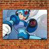 Megaman Retro Video Game Metal Poster  20x30cm 8x12 Inchaluminum