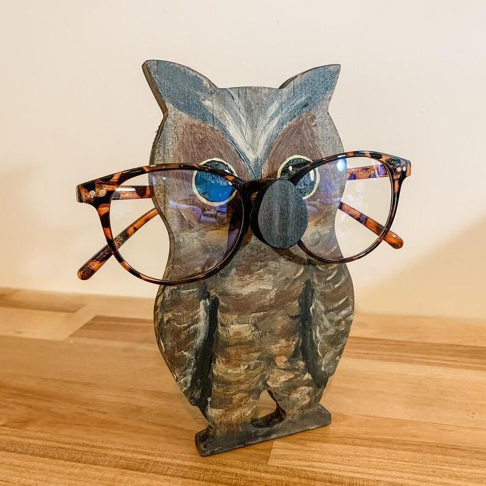 1/3pc Cute Animal Glasses Holder Rack Cartoon Cat Fox Sloth Dog Sunglasses Holder Display Stand Showcase Home Office Desk Decor