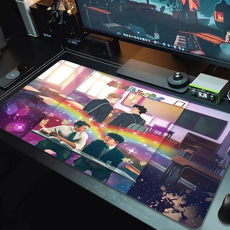 Boyfriend Moments Large Size Mouse Pad Large Gaming Table Cushion Nonslip Laptop Tablet Big Mousepad Xxl Mat Mini Pc Playmat With Lock Edge