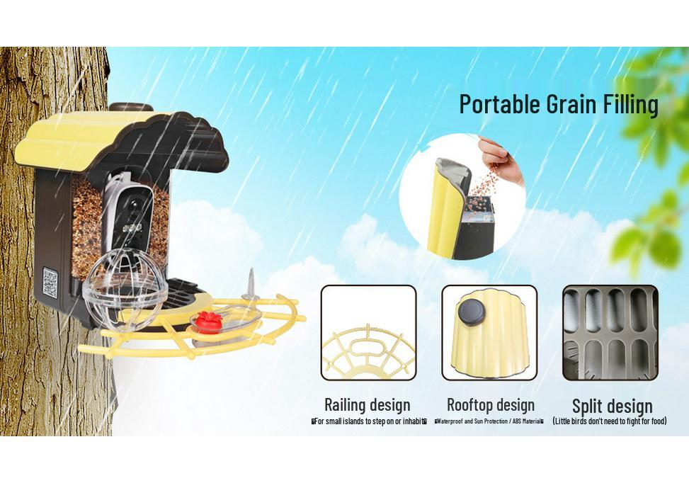 Smart Bird Feeder with Camera & ID: Automatic Feeding System
