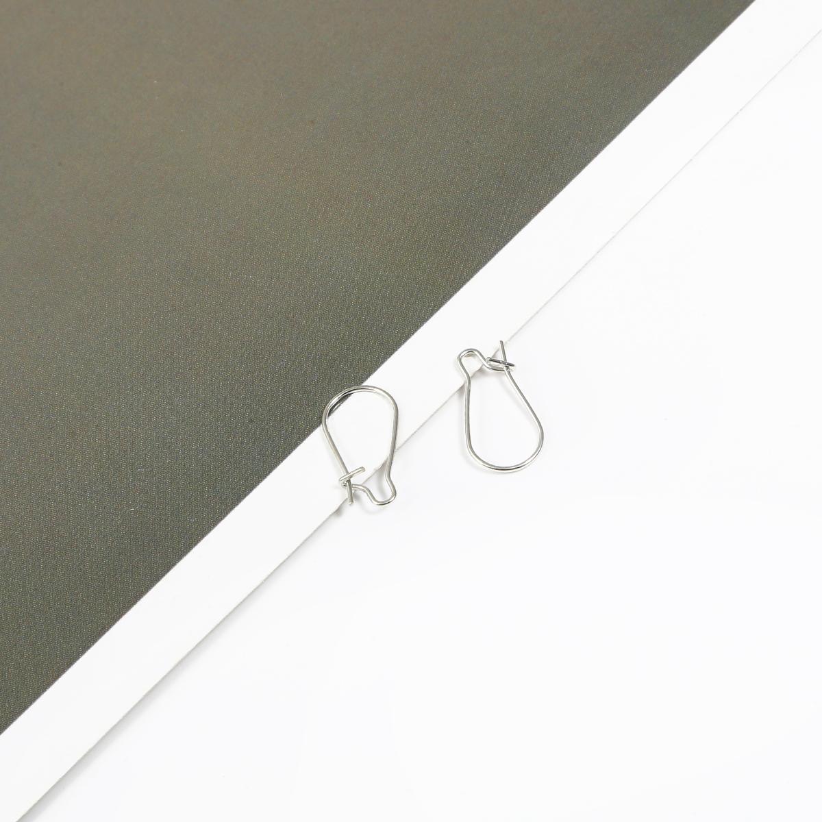 

100 шт. Крупногабаритные позолоченные подвески для сережек, крючки для ушей, фурнитура для аксессуаров своими руками 9x18mm