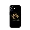 Queen King Couple Novelty Fundas Cover Phone Case for Apple iPhone 16 15 14 Plus 13 12 Mini 17 Pro Max + ProMax 16E Air 15+