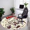 1PC Mario Adventure Office Round Area Rug, Indoor Mat Suitable For Office, Under Office Chairs Bedroom Living Room Home Decor DT1212027