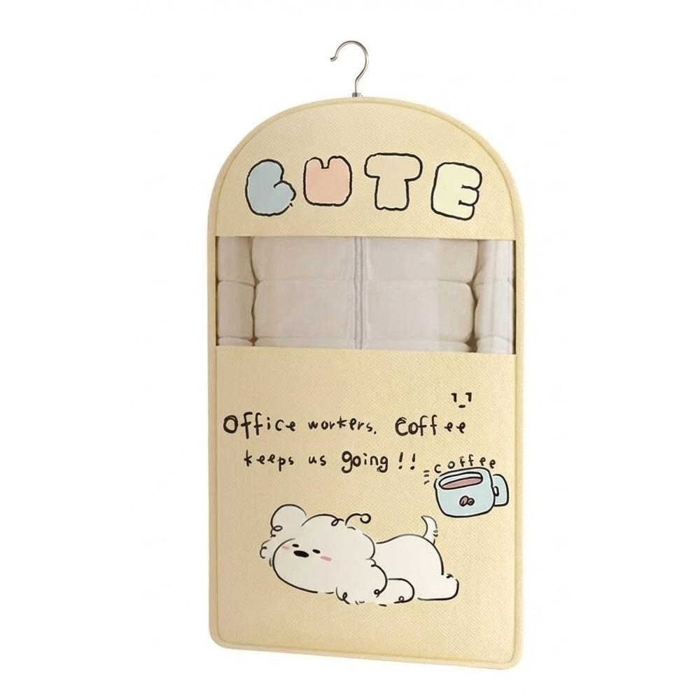 

Space Saving Clothes Dust Cover Visible Hanging Garment Bag Down Jacket Storage Bag Household Use Style AS
