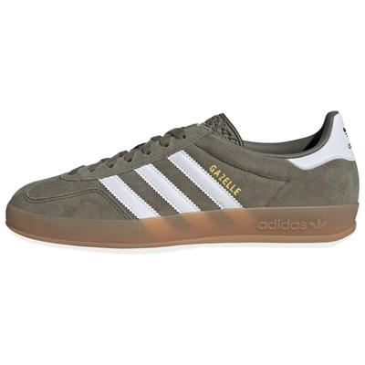 Gazelle Indoor Olive Strata Sneakers Unisex Zielone Cloud-White Złoty-Metaliczny JQ0174