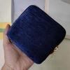 Multi-Layered Flannel Jewelry Zipper Bag Anti-lost Cloth Jewelry Organizer  Party