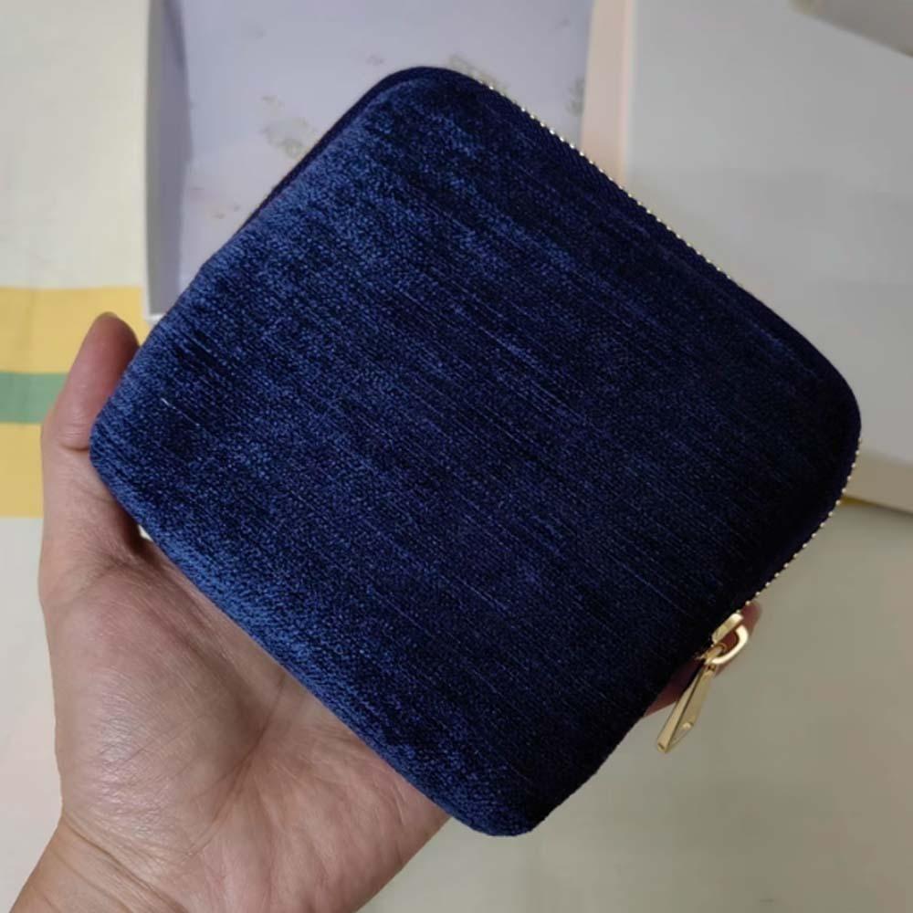Multi-Layered Flannel Jewelry Zipper Bag Anti-lost Cloth Jewelry Organizer  Party