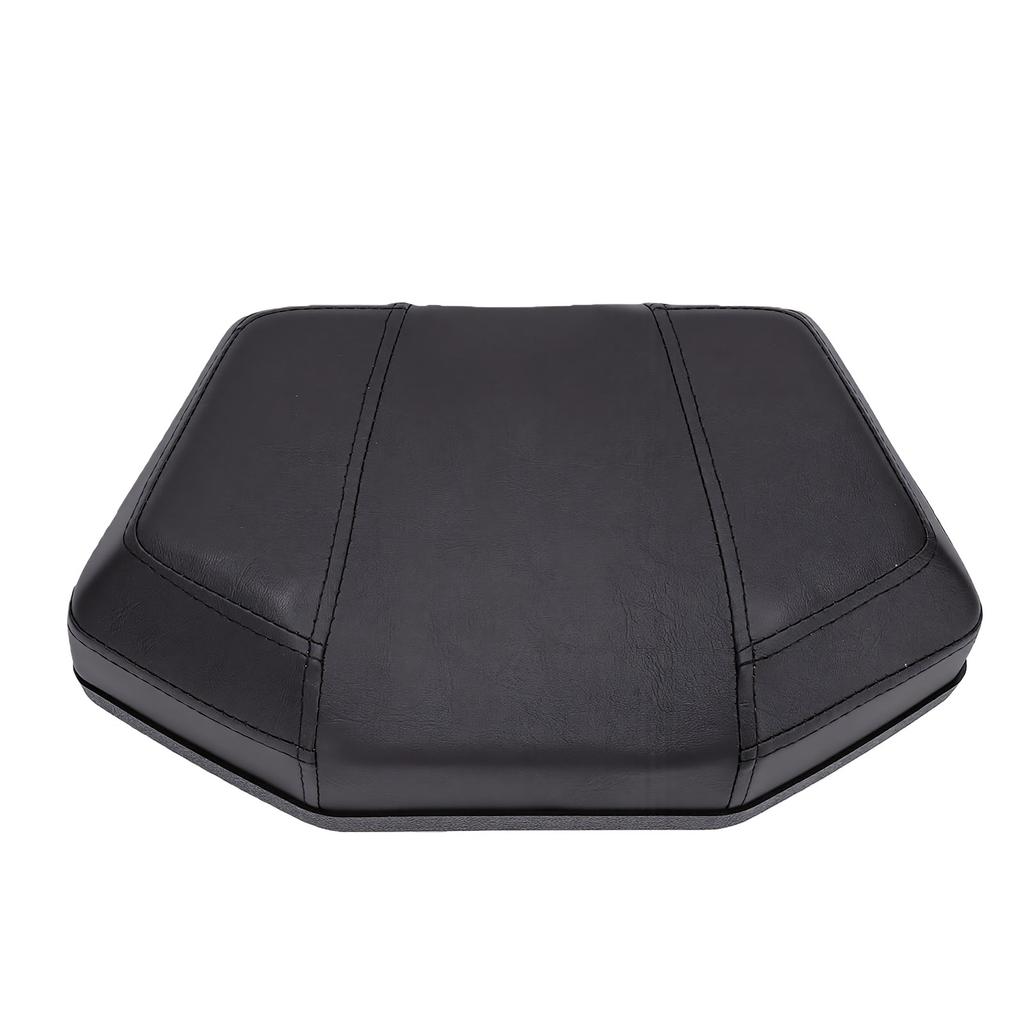 ATV Rear Seat Backrest Soft PU Leather Black Universal Passenger Back Support For ATV Scooter Cruiser Moped