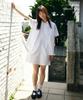 Musinsa Standard Woman Women'S Nylon Mini Dress [White]