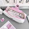 1pcs Creative Pink Bow Pencil Case Large Capacity Storage Pencil Bags Multi-Functional Stationery Organizer Bag