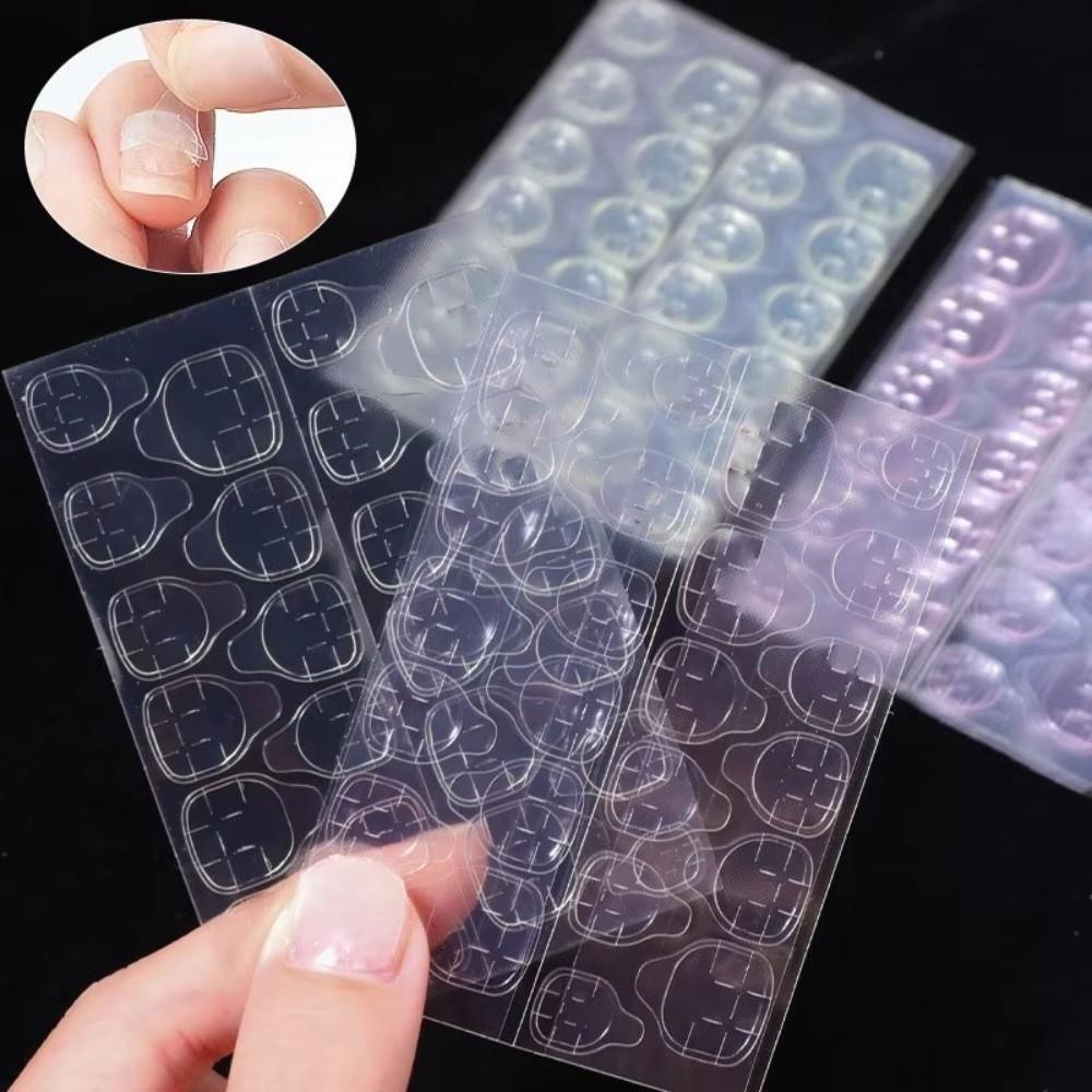 Transparent Double Sided Stickers Self Adhesive UV Jelly Nail Glue New Nail Jelly Glue  Women