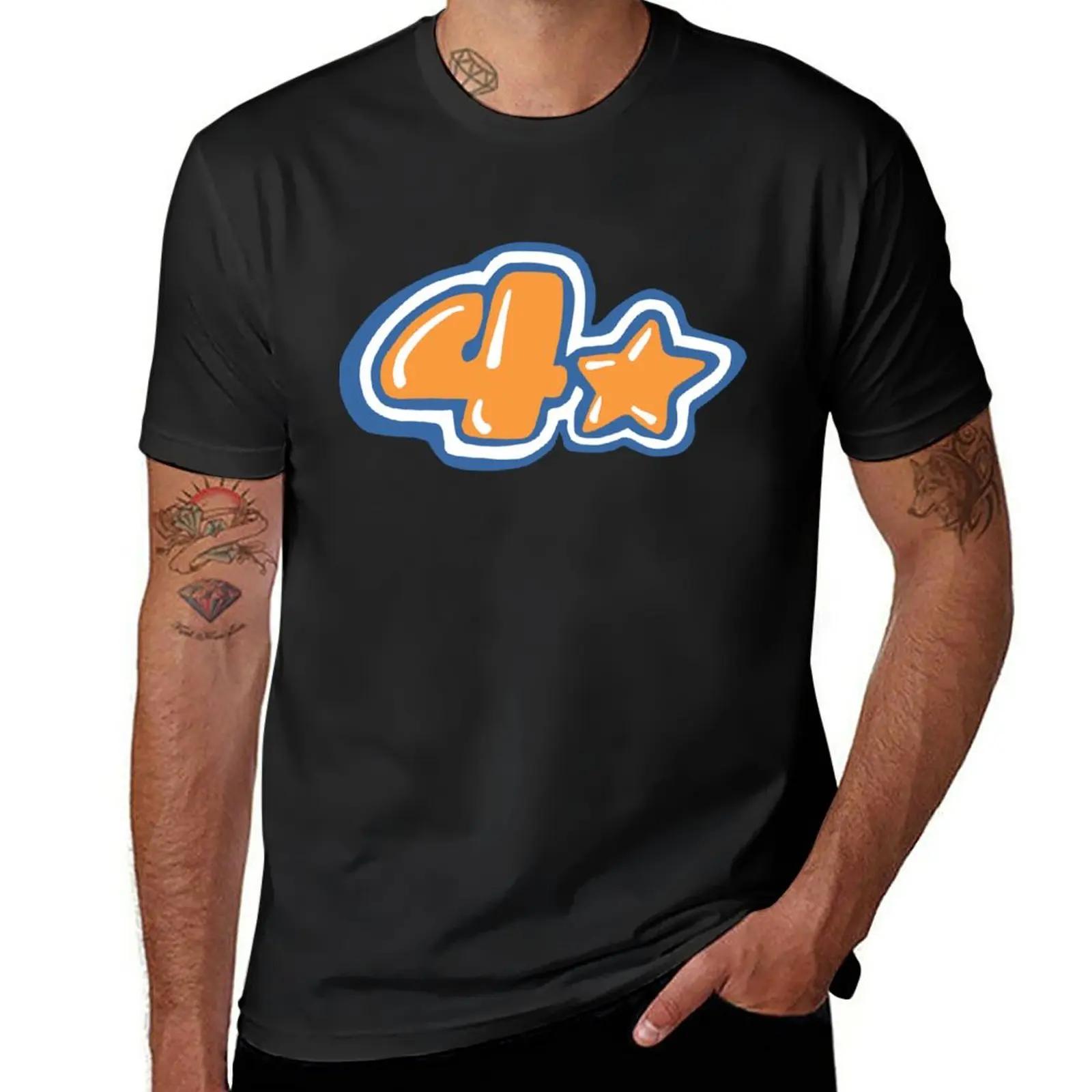 

4 Town T-Shirt Aesthetic clothing cute tops mens t shirts S тёмно-синий