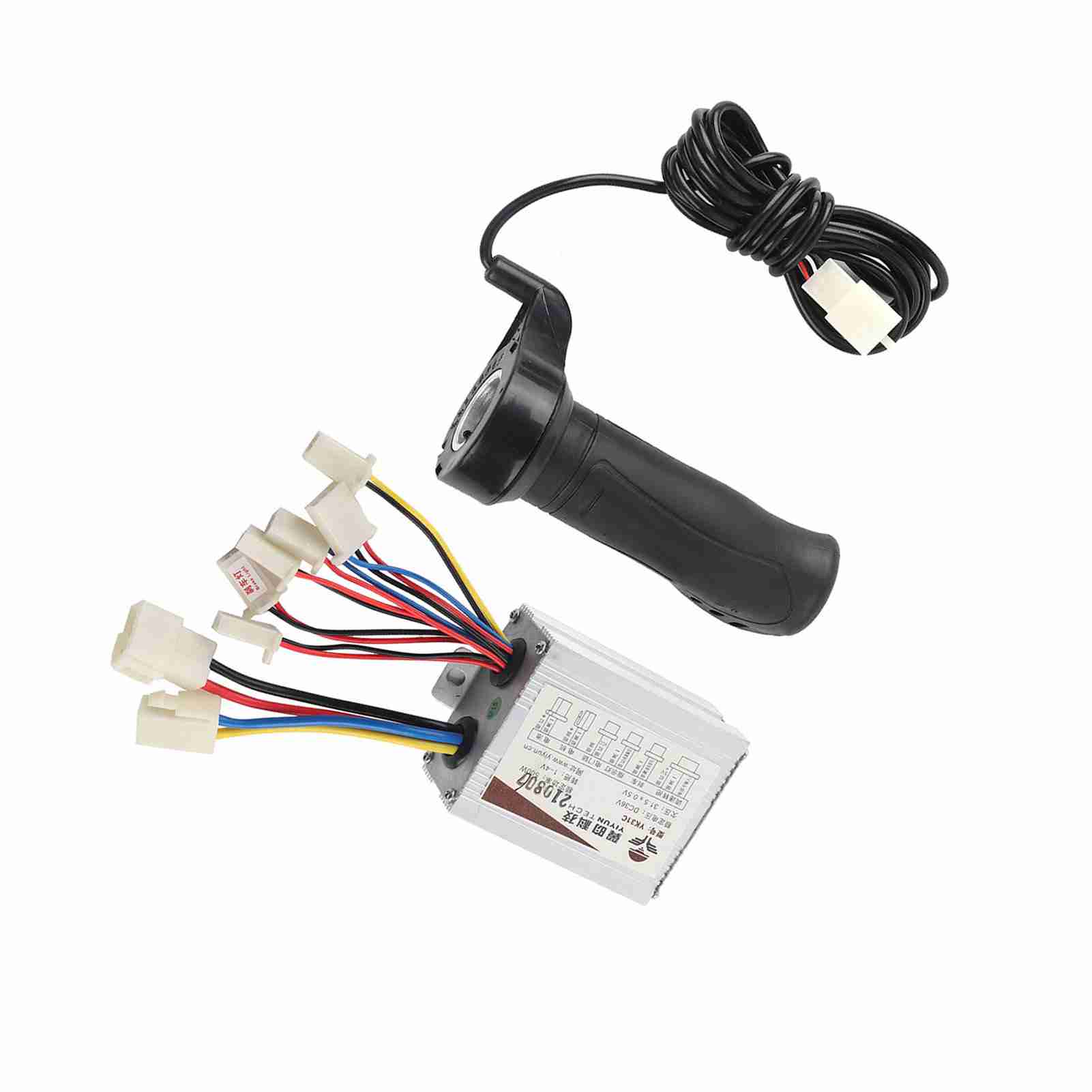 500W Motor Brushed Speed Controller & Throttle Grip for Electric Bicycle Scooter Tricycle 36V