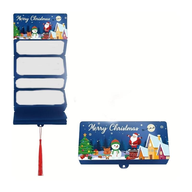 

Festival Money Holders for Holiday Cash Gifts Recyclable Christmas Envelope Organizers синий