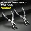 1pc, 6 Inch Long Pointed Nose Pliers, Industrial Grade Pliers, DIY Jewelry Making, Precision Tip Pliers, Suitable For Home, Fish