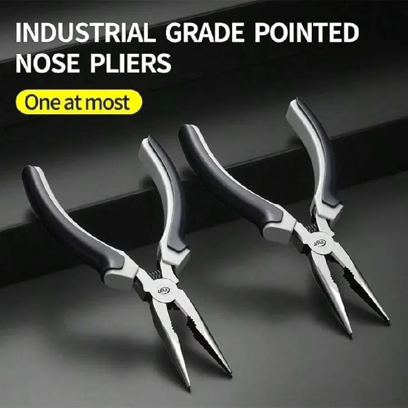 1pc, 6 Inch Long Pointed Nose Pliers, Industrial Grade Pliers, DIY Jewelry Making, Precision Tip Pliers, Suitable For Home, Fish