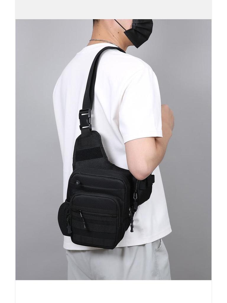 Men's Tactical Crossbody Bag: Multi-functional Outdoor Shoulder Bag & Travel Chest Bag