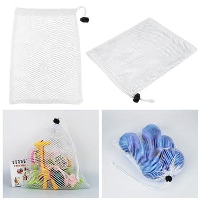 Outdoor Home Nylon Mesh Drawstring Bag Storage Bag Stuff Sack Laundry Bag