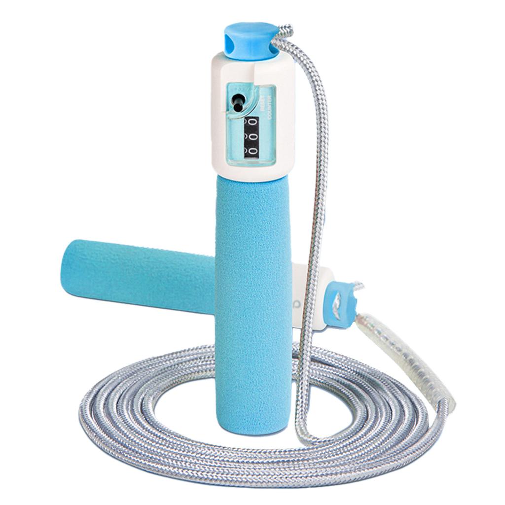 Jump Rope with Counter Adjustable Skipping Rope Rapid Speed Jumping Rope Cable for Tests and
