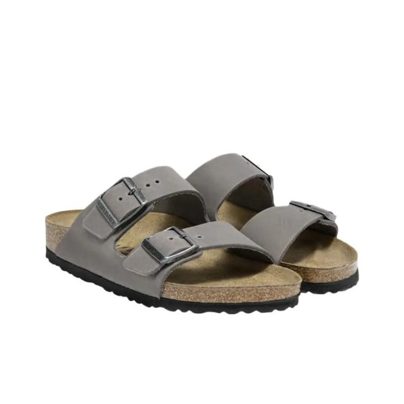 Birkenstock Arizona Unisex Simple Comfort EVA Anti-wear Sandals Grey Wide Fit 1027046 41
