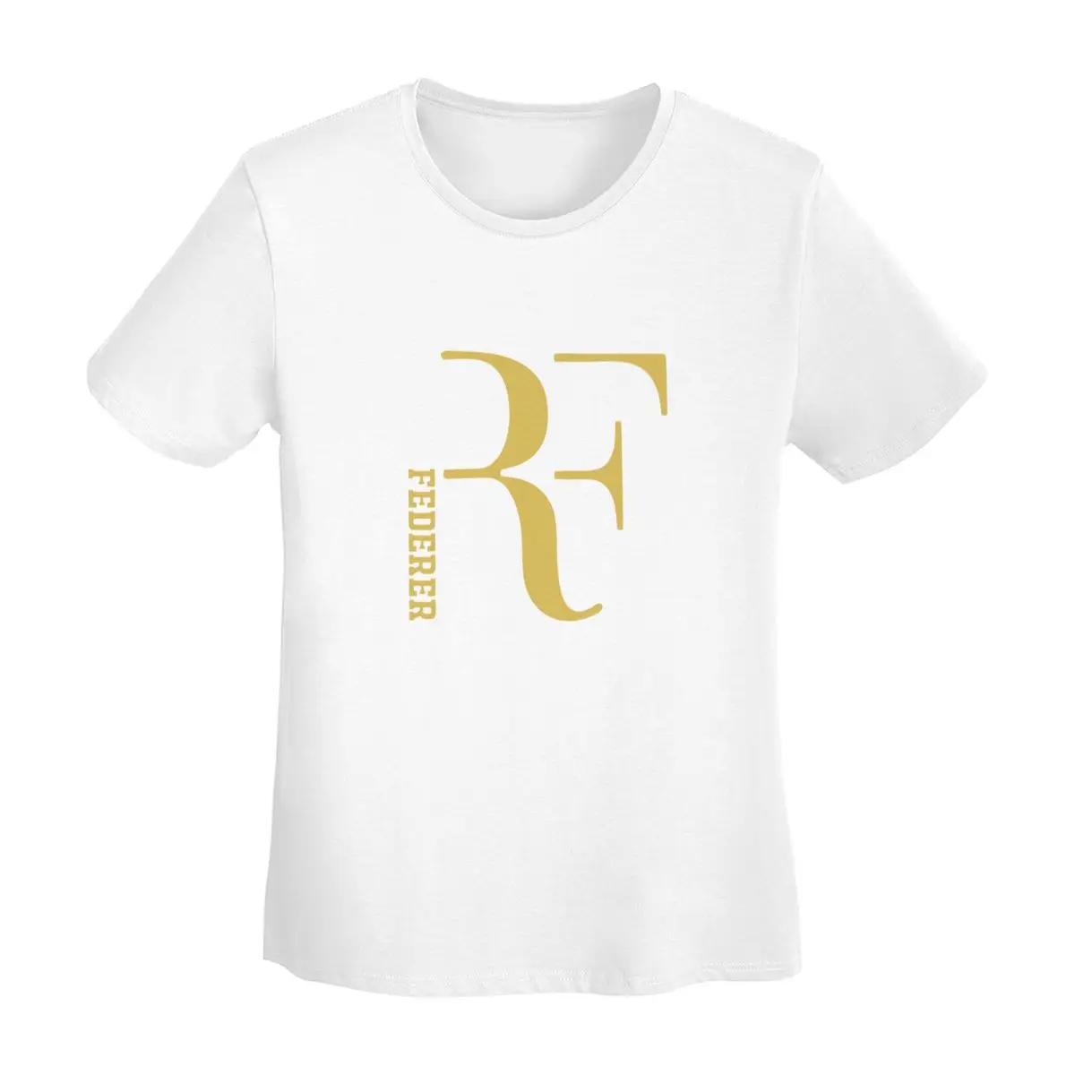 Roger Federer TShirt Women Short Sleeve T Shirts Crew Neck Clothing Cotton Summer Tees Streetwear S