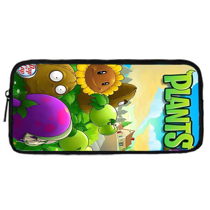 Child Hot Game For P-Plantss Vs Z-Zombiess School Backpack with Lunch Bags ,Pencil Bags ,School Bags for Boys Girls Best Gift