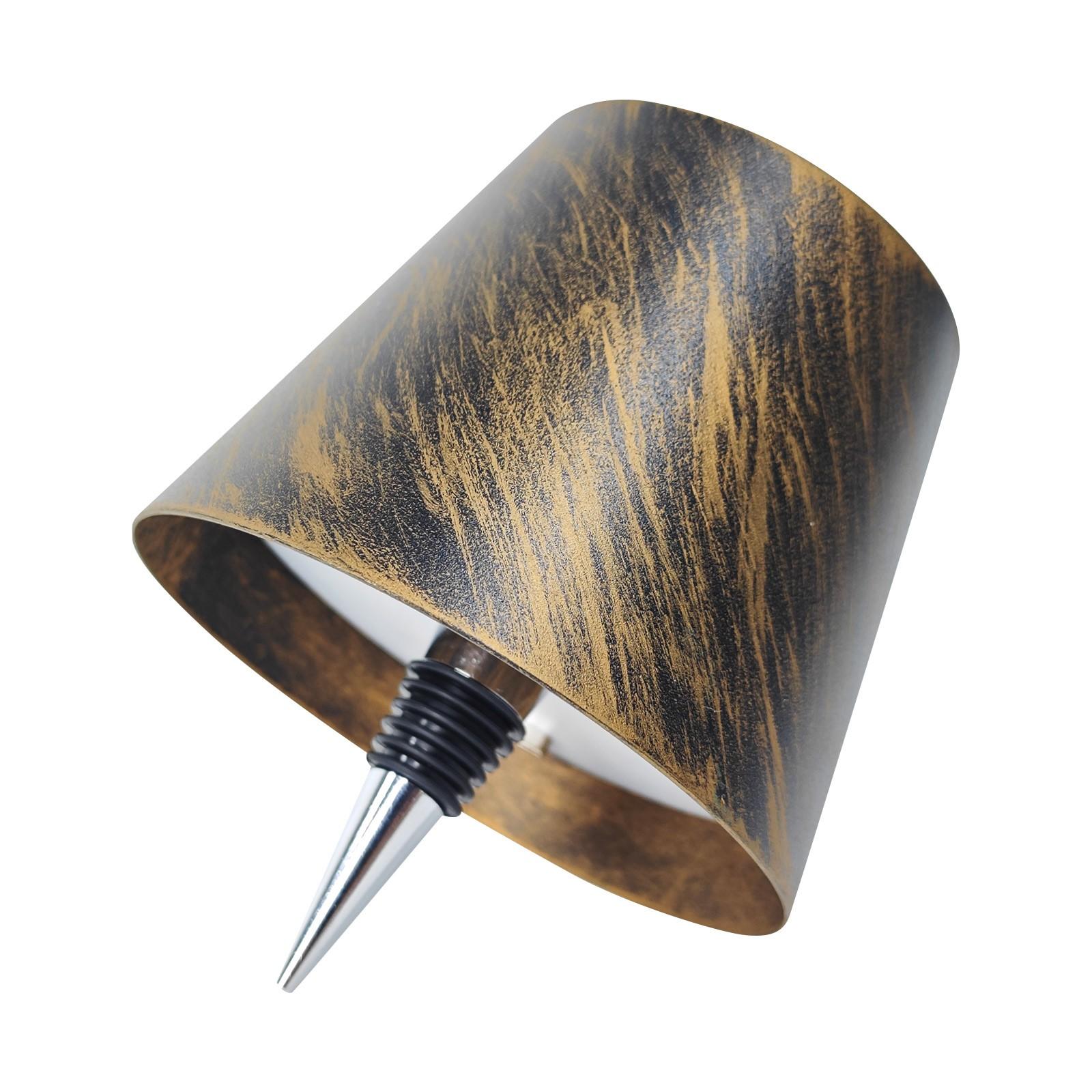 

Беспроводная головка для бутылки вина, портативная светодиодная беспроводная лампа для бутылки с 3 режимами затемнения Pridola, режим бутылки вина для любой бутылки One Size