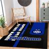 Inter Milan Personalized Name Carpet Perfect for Study room Game Room Dormitory Balcony Antislip Carpet Anime Office Decor