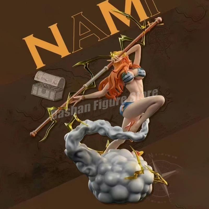 32cm One Piece Nami Action Figure Desktop Decoration PVC Collection Anime IU Straw Hat Pirates Gk Nami Figurine Model Toys Gifts