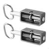 2 Pieces Weld /8" Spring Latch Assembly,Heavy Duty Universal Sturdy,Protable Practical Trailers Gate