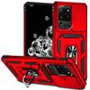 Shockproof Armor Case For Samsung Galaxy S20 Ultra 5G Magnetic Holder Ring Slide Camera Lens Cover For Galaxy S20 + Plus S 20 FE