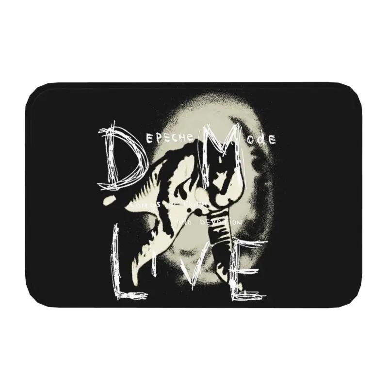 Electronic Rock Depeche Cool Mode Front Floor Door Entrance Mat Outdoor Kitchen Bathroom Doormat Garage Carpet Rug