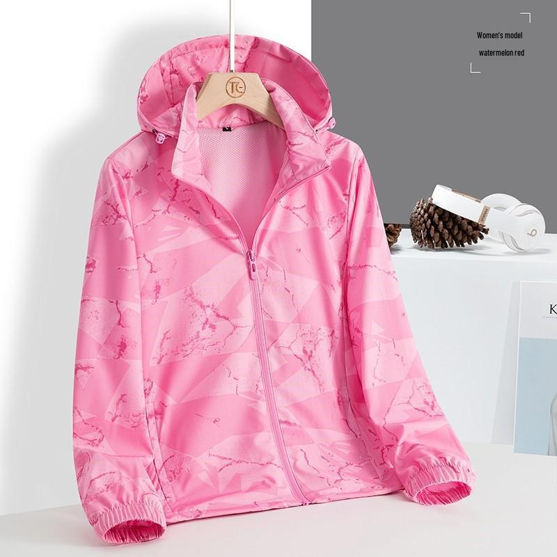 Outdoor Stretch Wasserdichte Kapuzen-Windbreakerjacke - Schnelltrocknendes Softshell für Bergsteigen und Sport