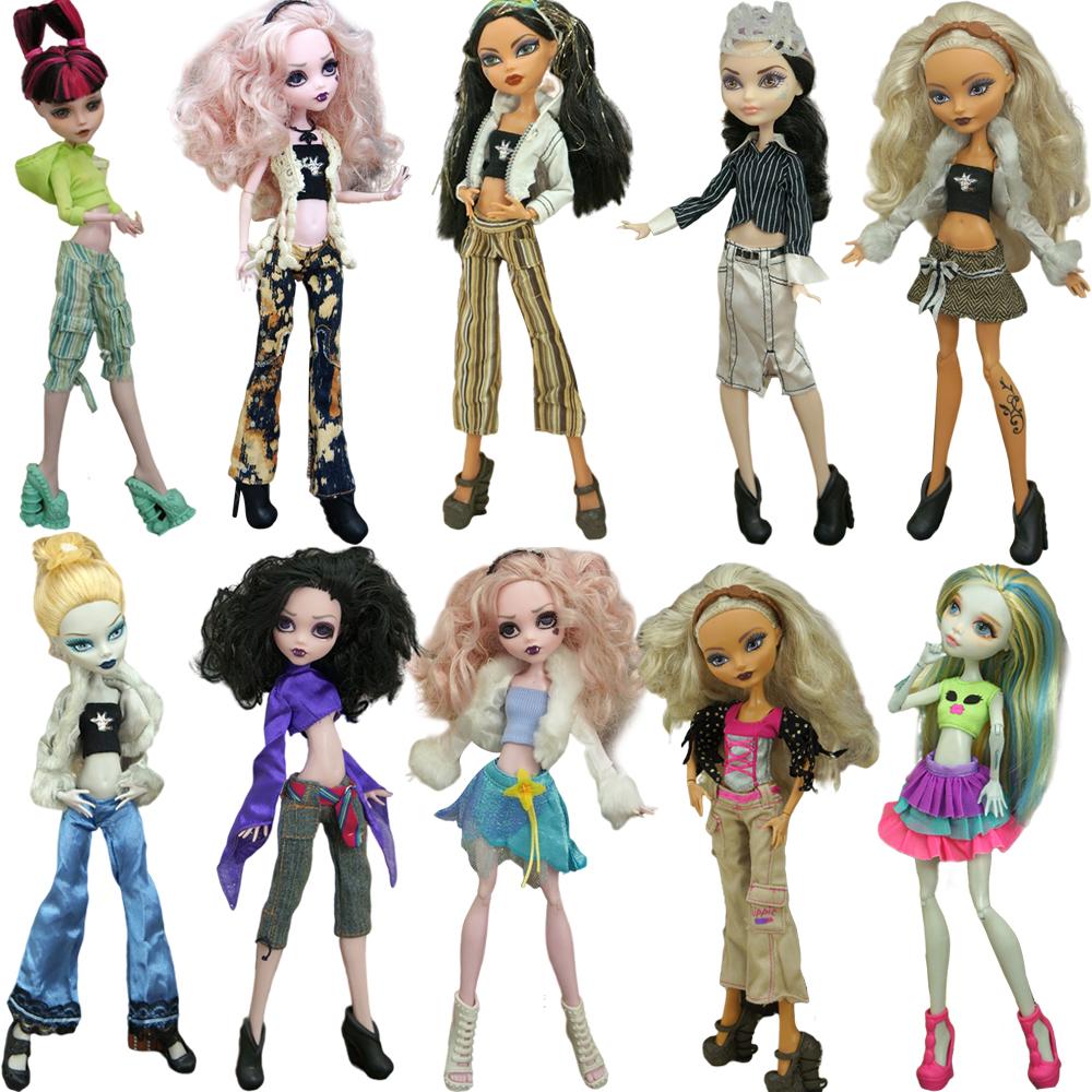 NK Mix 27 CM Doll Clothes 10.5 Inch Doll Accessories Party Cosplay Collection Skirt Coat Fashion Dress 11" Doll House Toy JJ