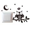 Pegatinas de Interruptor de Dibujos Animados Extraíbles Lindos Gato Perro Búho Pegatinas para Interruptores de Luz Pegatinas de Arte de Pared DIY para Niños Sala de Estar Oficina Decoración del Hogar